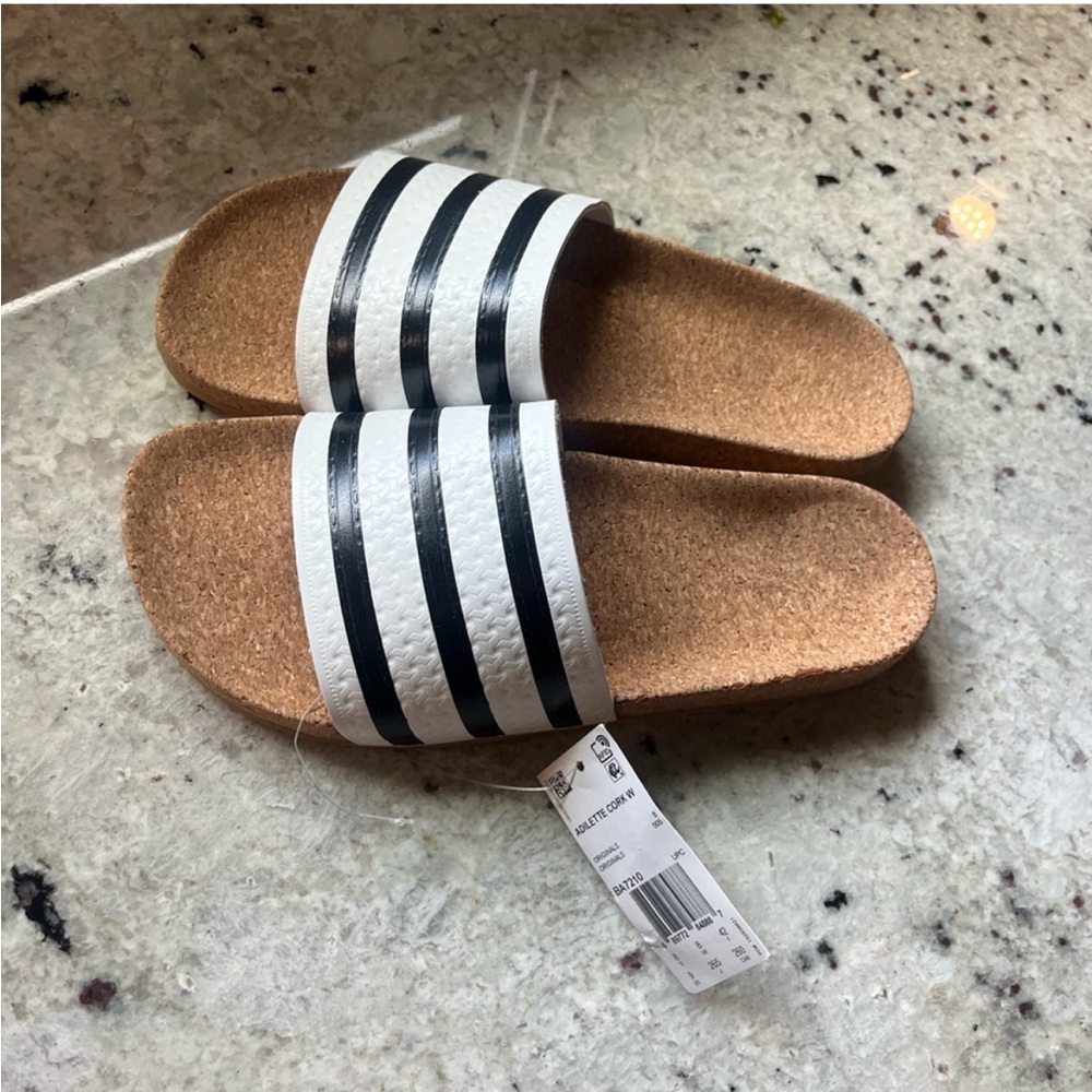 Adidas Cork Slides